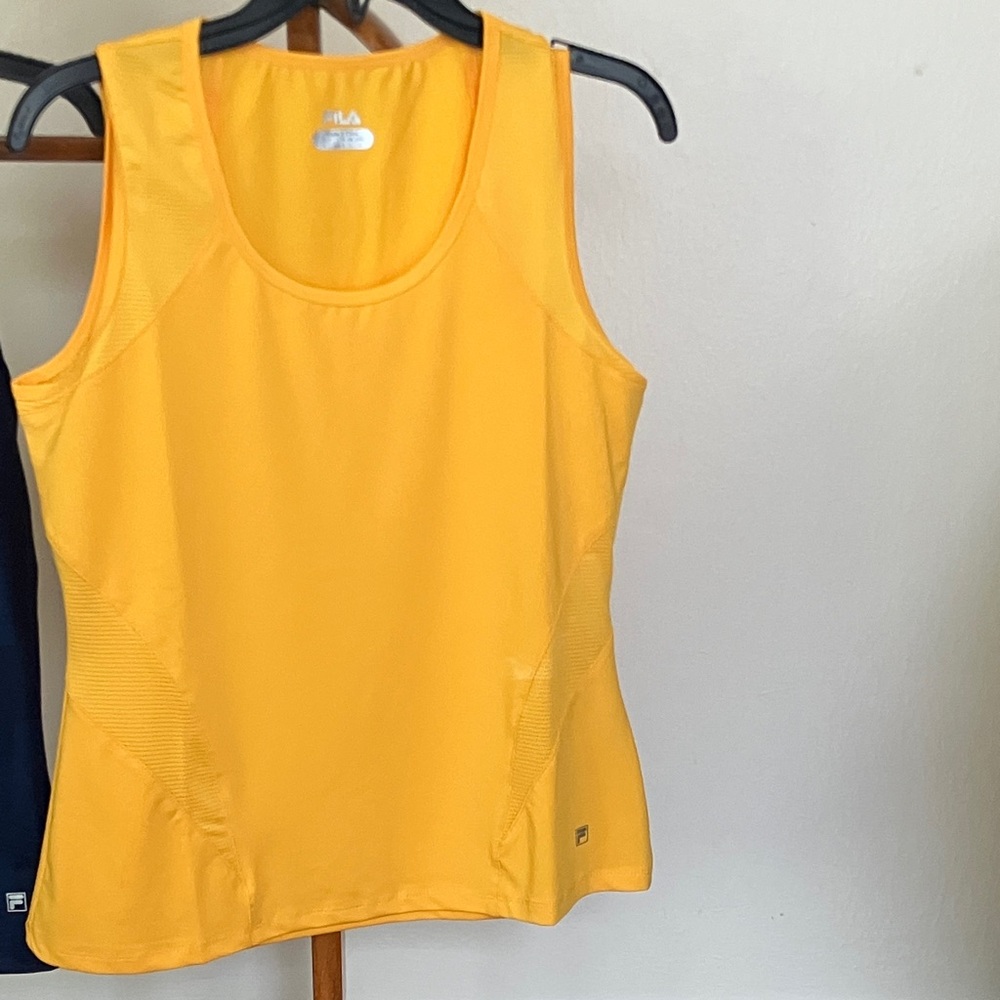 Fila Women's Vibrant Yellow Tank Top